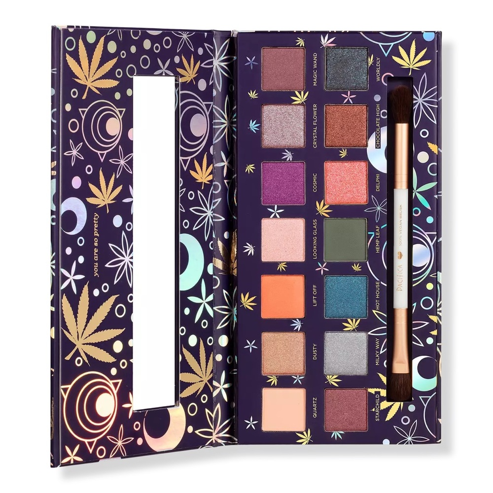 Pacifica Cosmic Reflect Eyeshadow Palette With Brush